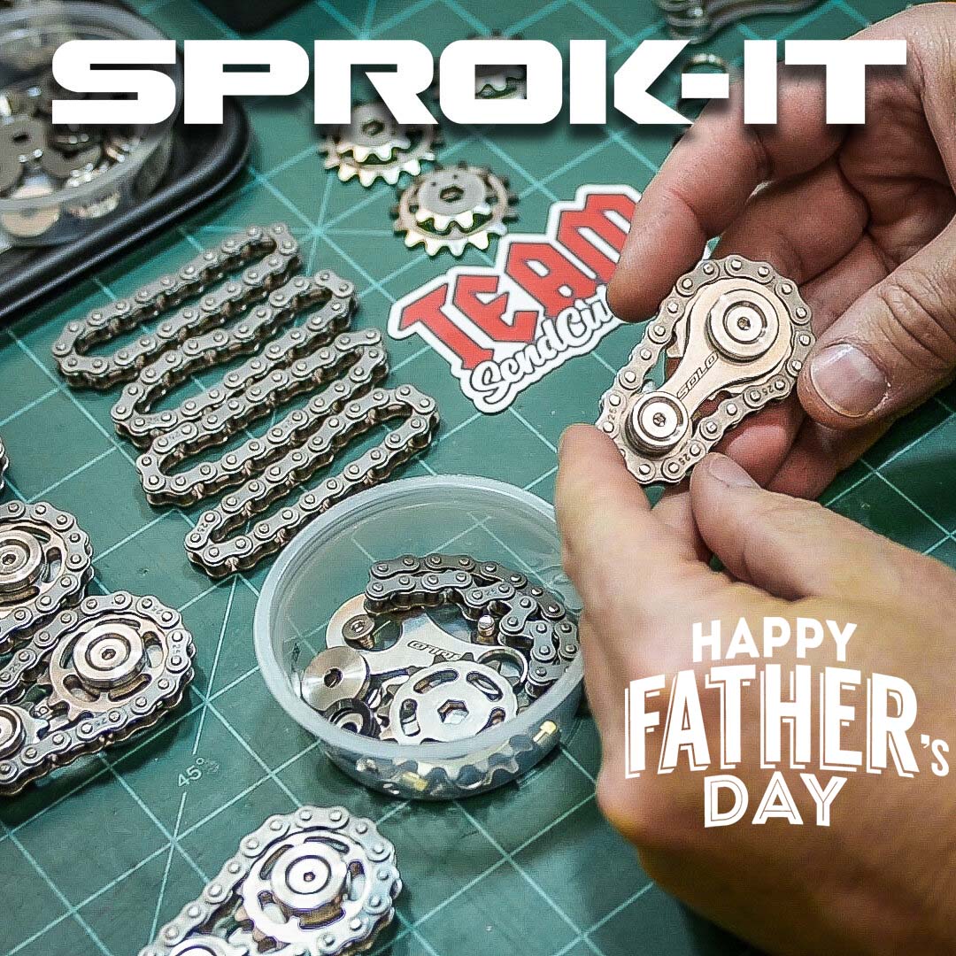 Sprockets Bicycle Chain Fidget Spinner Toys