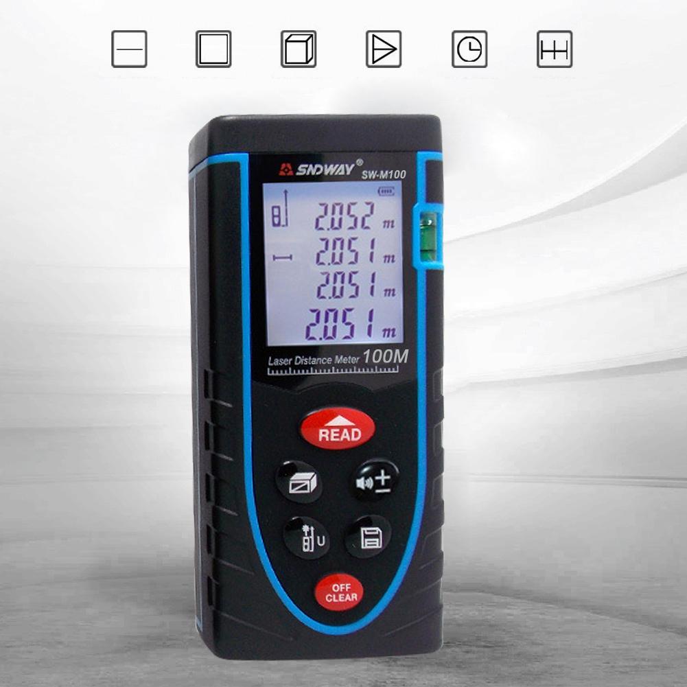 SNDWAY Hand-held Area/Volume/Angle Measure Tool Infrared Laser Rangefinder, 60m, 501 Original
SNDWAY Hand-held Area/Volume/Angle Measure Tool Infrared Laser Rangefinder, 60m, 501 Original