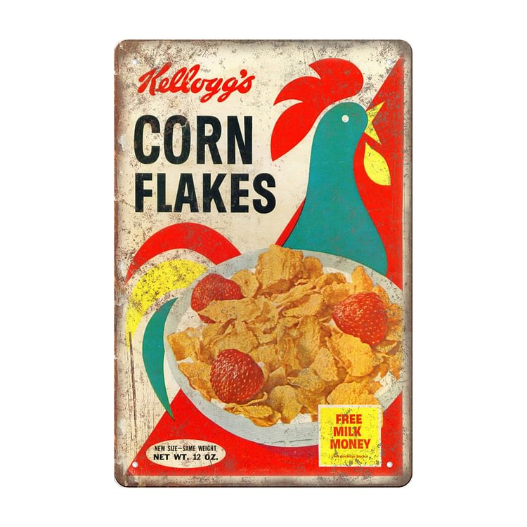 Kellogg's Corn Flakes - Vintage Tin Signs/Wooden Signs - 20*30cm/30*40cm