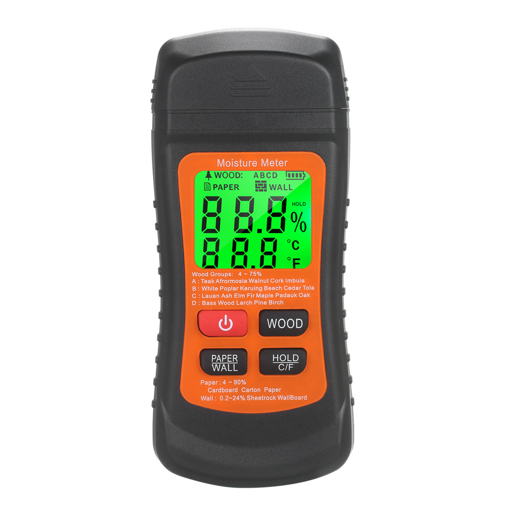 Two Pins Timber Moisture Detector Digital Wood Paper Wall Humidity Tester, 501 Original
Two Pins Timber Moisture Detector Digital Wood Paper Wall Humidity Tester, 501 Original
