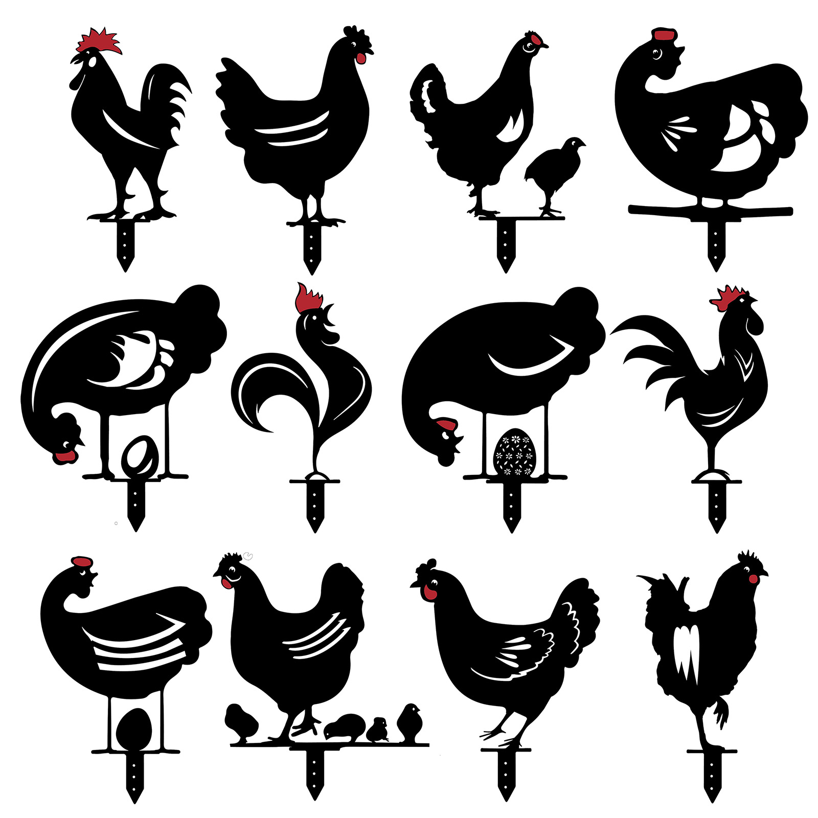 Decoration Chicken Yard Art Acrylic Hollow Home Simulation Decoratio, Garden chicken and duck 2-8, 501 Original
Decoration Chicken Yard Art Acrylic Hollow Home Simulation Decoratio, Garden chicken and duck 2-8, 501 Original