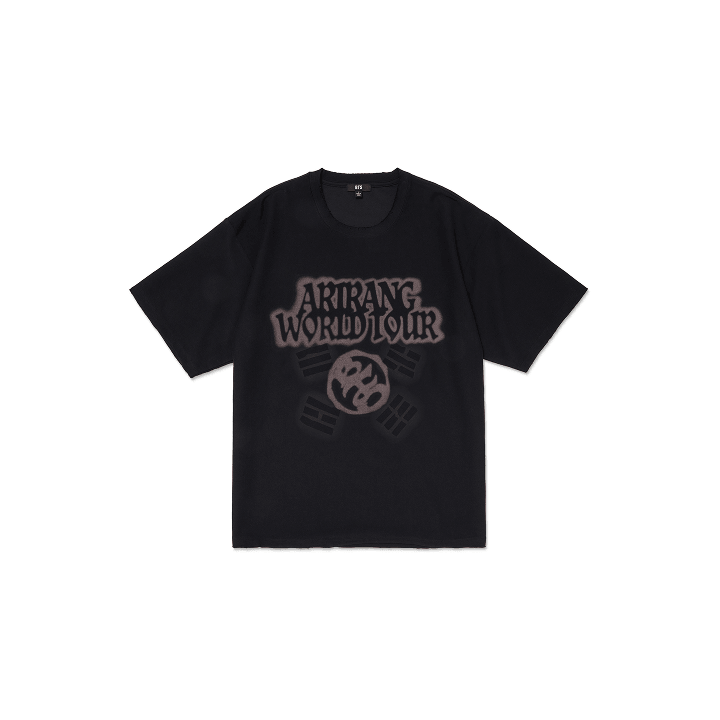 BTS Arirang Tour S/S Tour T-Shirt (Black)