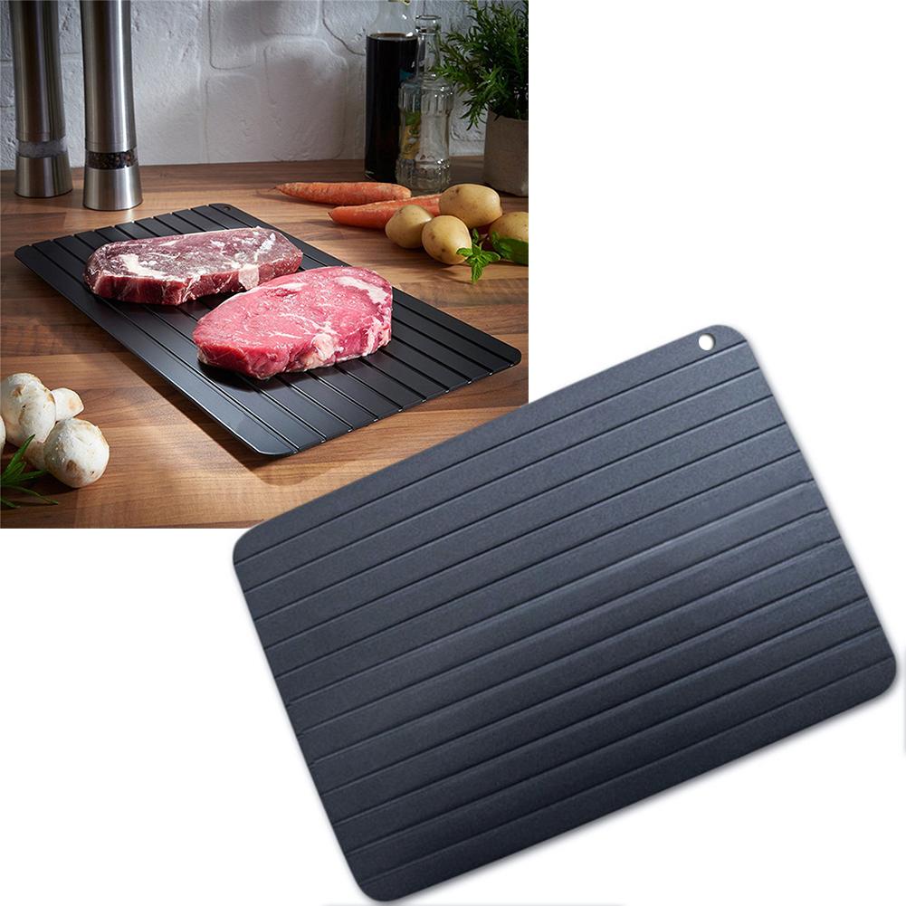 Defrost Tray Food Meat Pork Thaw Frozen in Minutes Kitchen Defrosting Tools, 29.5x20.3x0.3cm, 501 Original
Defrost Tray Food Meat Pork Thaw Frozen in Minutes Kitchen Defrosting Tools, 29.5x20.3x0.3cm, 501 Original