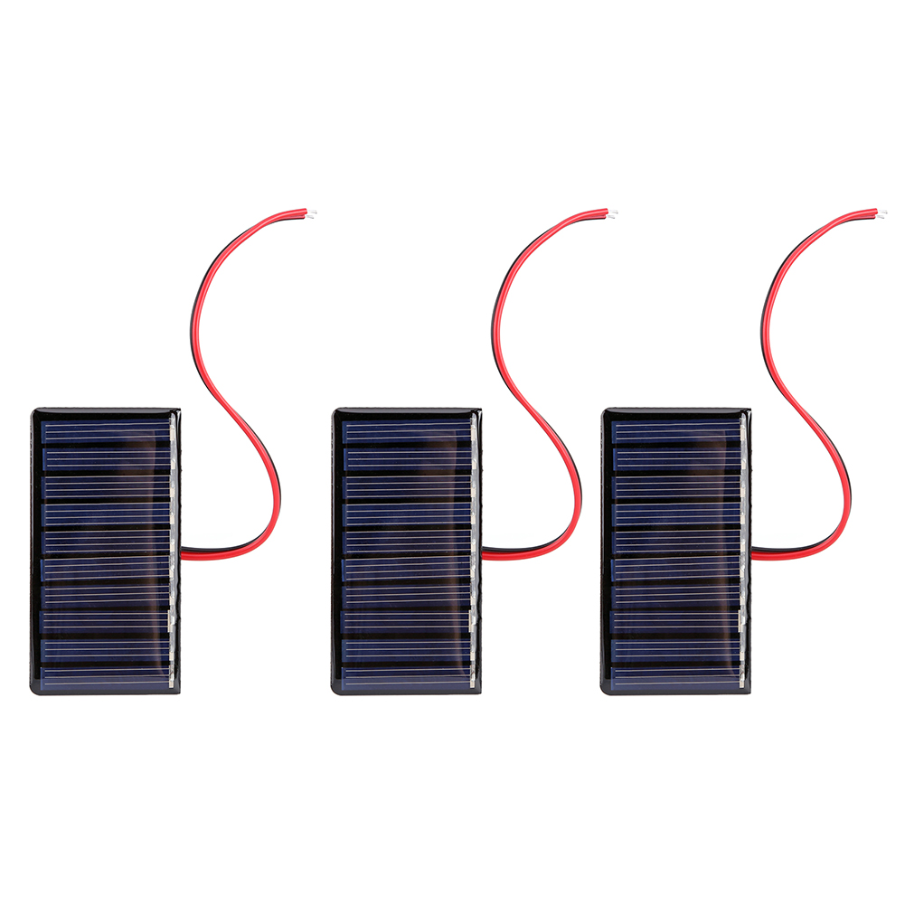0.3W 5V Solar Epoxy Panel with Wire Mini Solar System DIY Polysilicon Board, 2pcs, 501 Original
0.3W 5V Solar Epoxy Panel with Wire Mini Solar System DIY Polysilicon Board, 2pcs, 501 Original