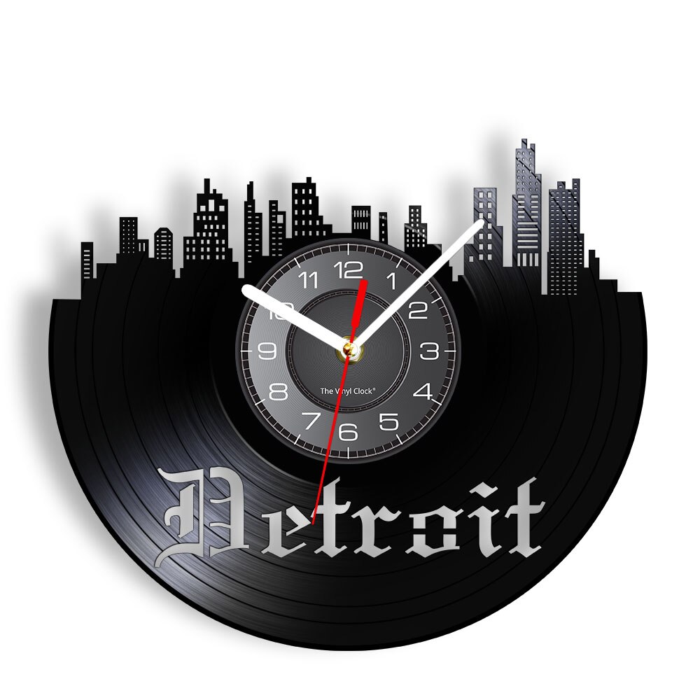 Detroit Michigan Cityscape Album W - Vinyl Record Wall Clock - Without LED, 501 Original
Detroit Michigan Cityscape Album W - Vinyl Record Wall Clock - Without LED, 501 Original