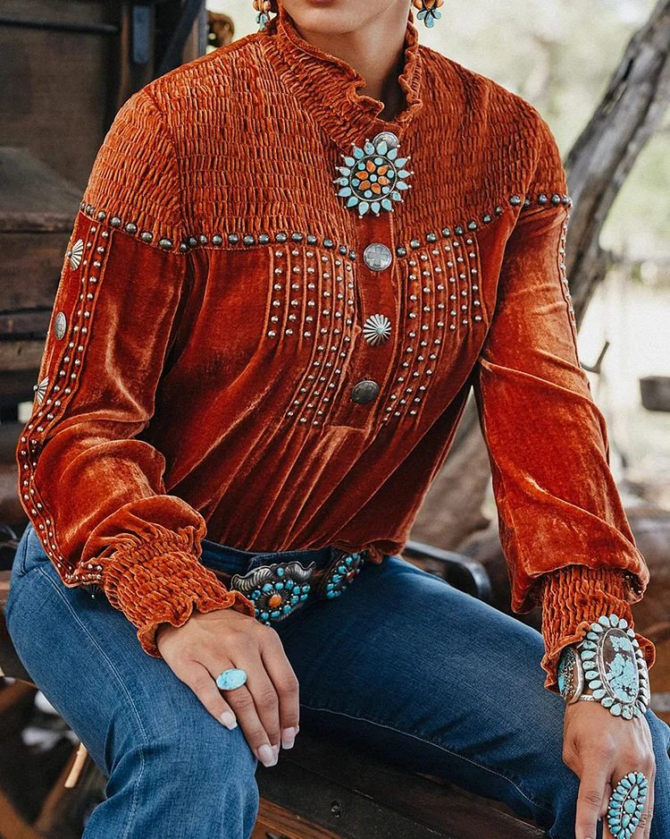 Vintage western style shirt 2bed