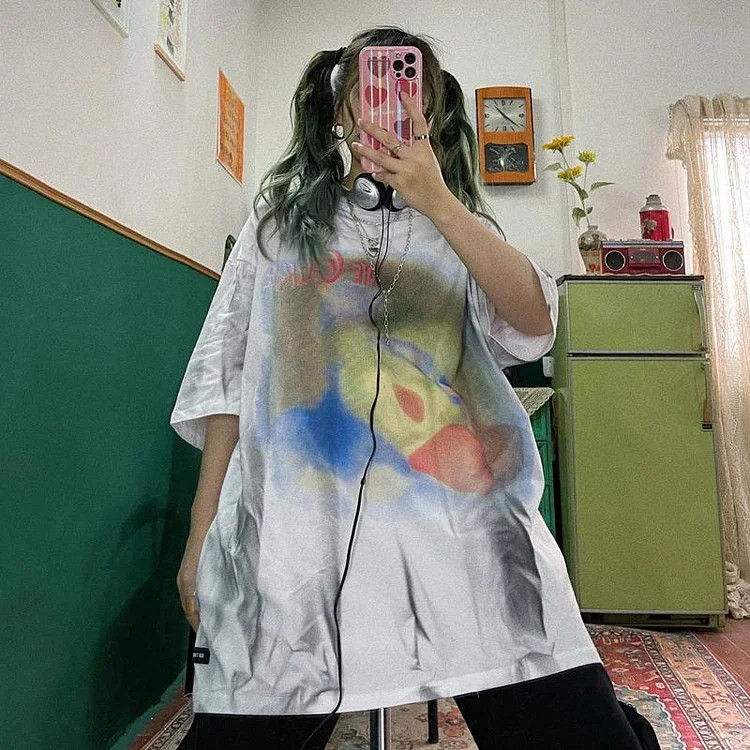 Korean Fashion Half-sleeved T-shirt TK042