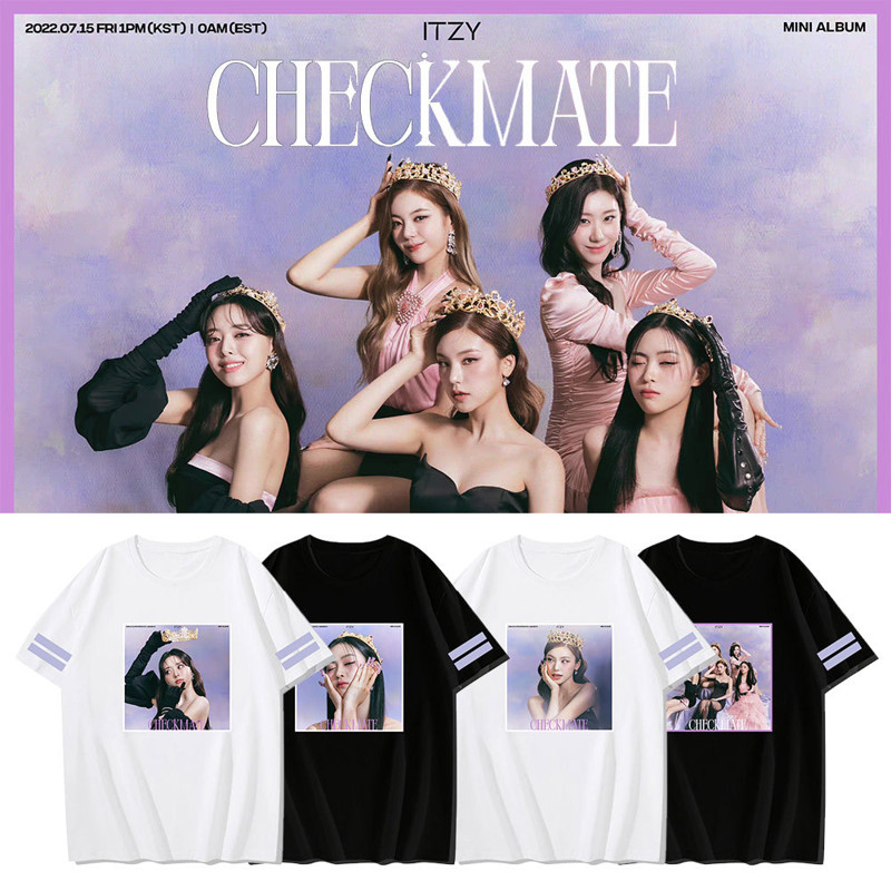 ITZY CHECKMATE Album Photo T-shirt