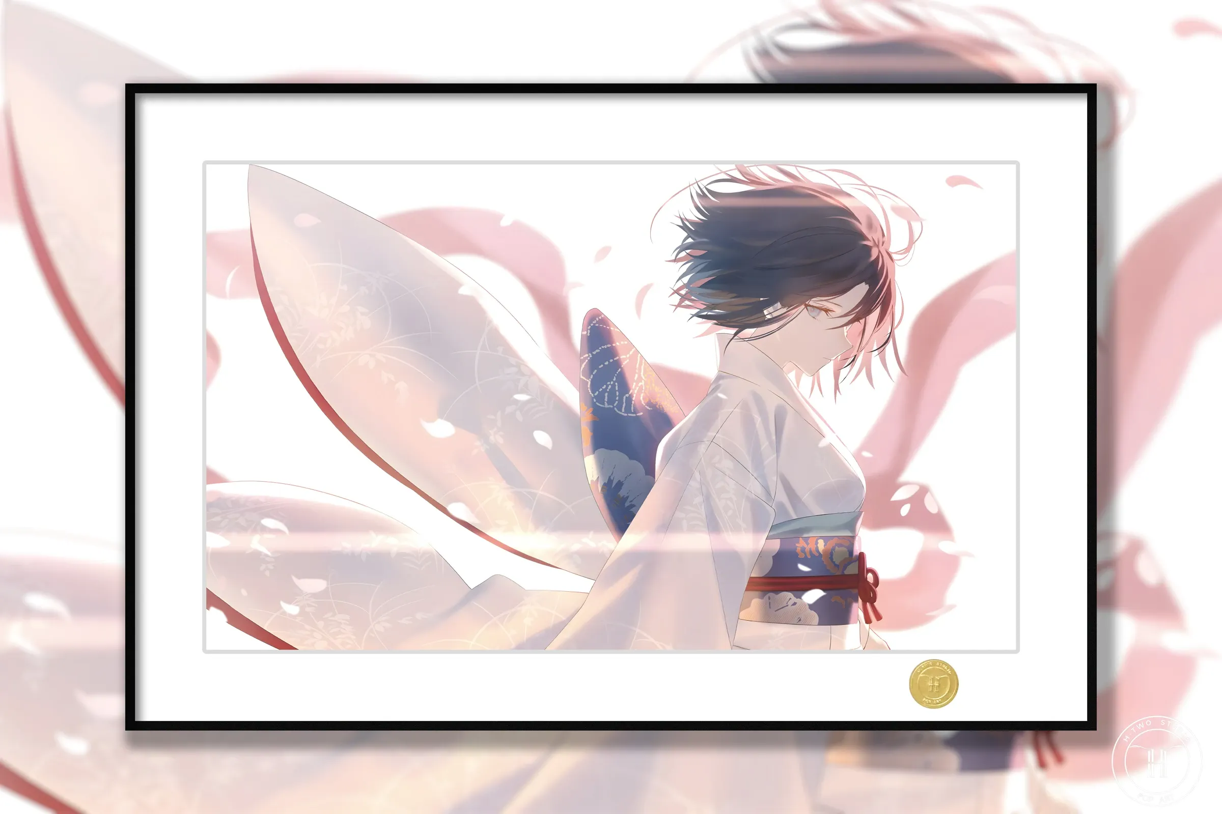 Shiki Ryougi Decorative Painting - The Garden of Sinners - H-TWO Studio