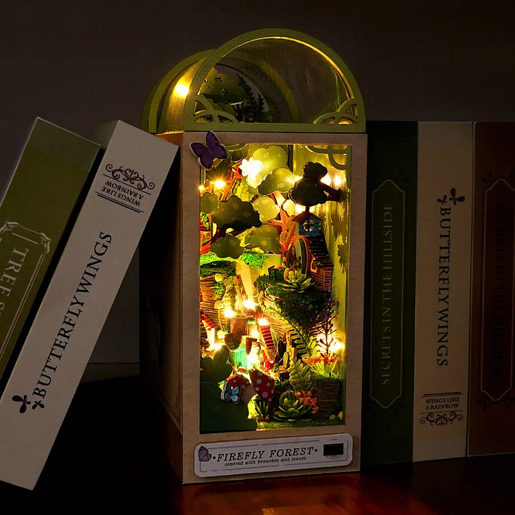 Forest of Fireflies DIY Book Nook Kit 3D Wooden Puzzle