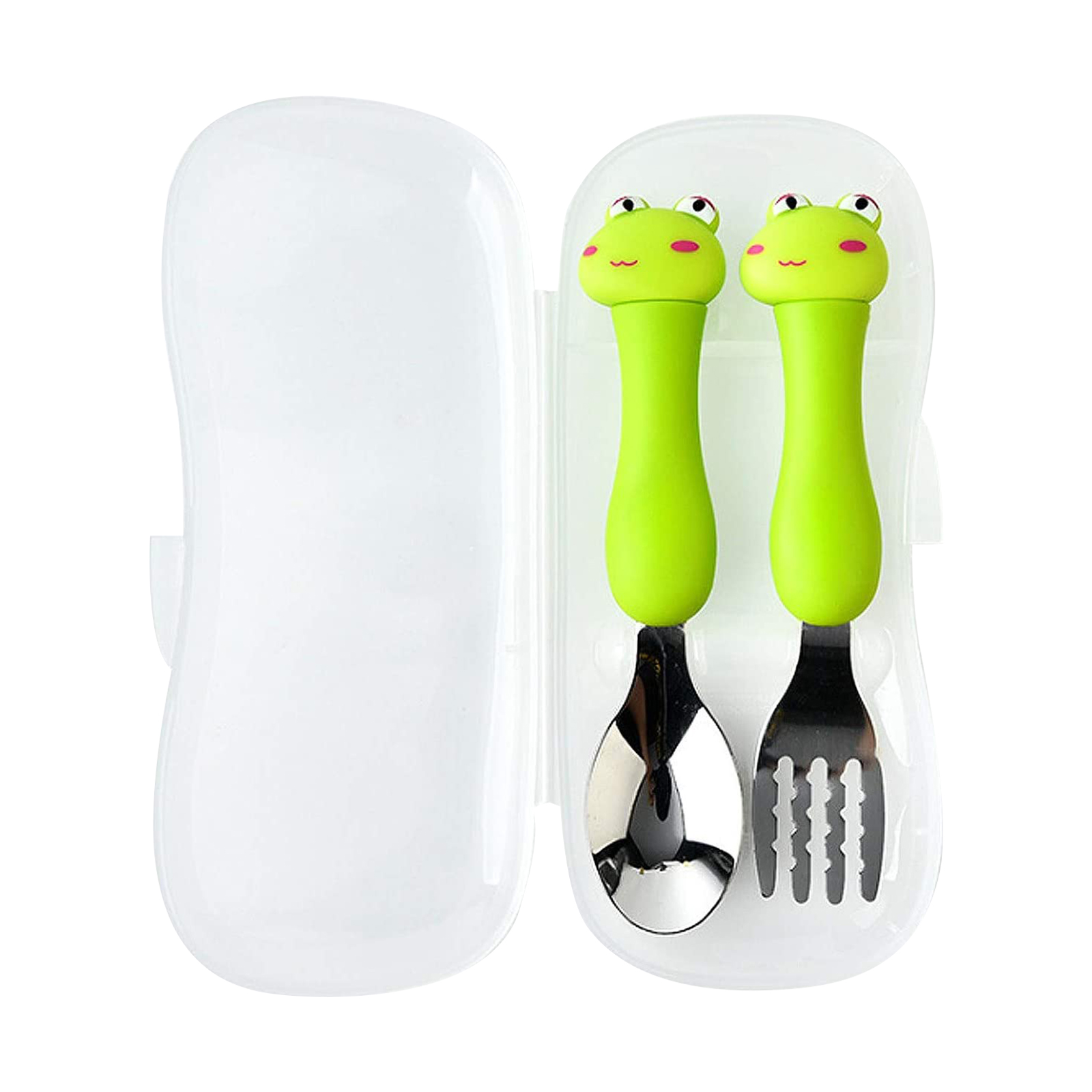 2pcs Cartoon Kids Spoon Fork Set, 304 Stainless Steel Cute Cutlery with Box, Pink, 501 Original
2pcs Cartoon Kids Spoon Fork Set, 304 Stainless Steel Cute Cutlery with Box, Pink, 501 Original