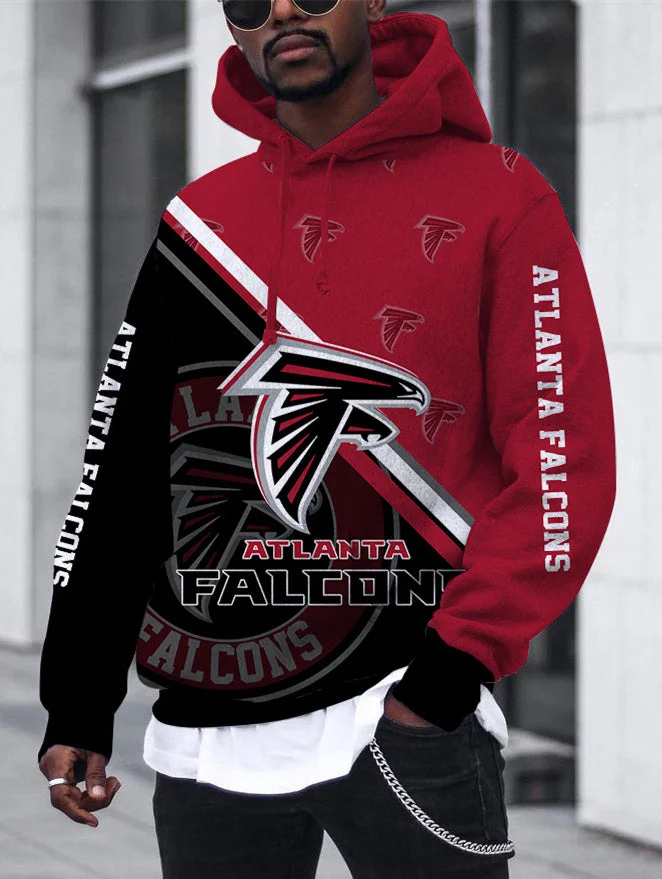 Atlanta Falcons
3D Printed Hooded Pocket Pullover Hoodie