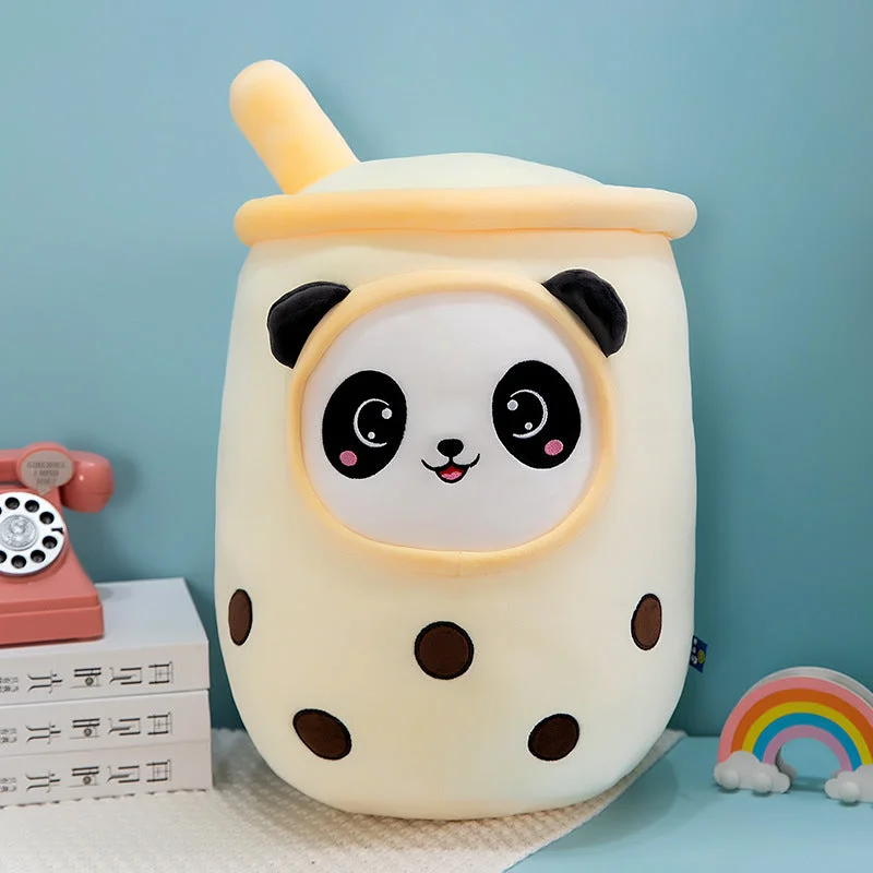Cuteeeshop Cute Panda Boba Tea Plushies Kawaii Boba Family Perfect Gift