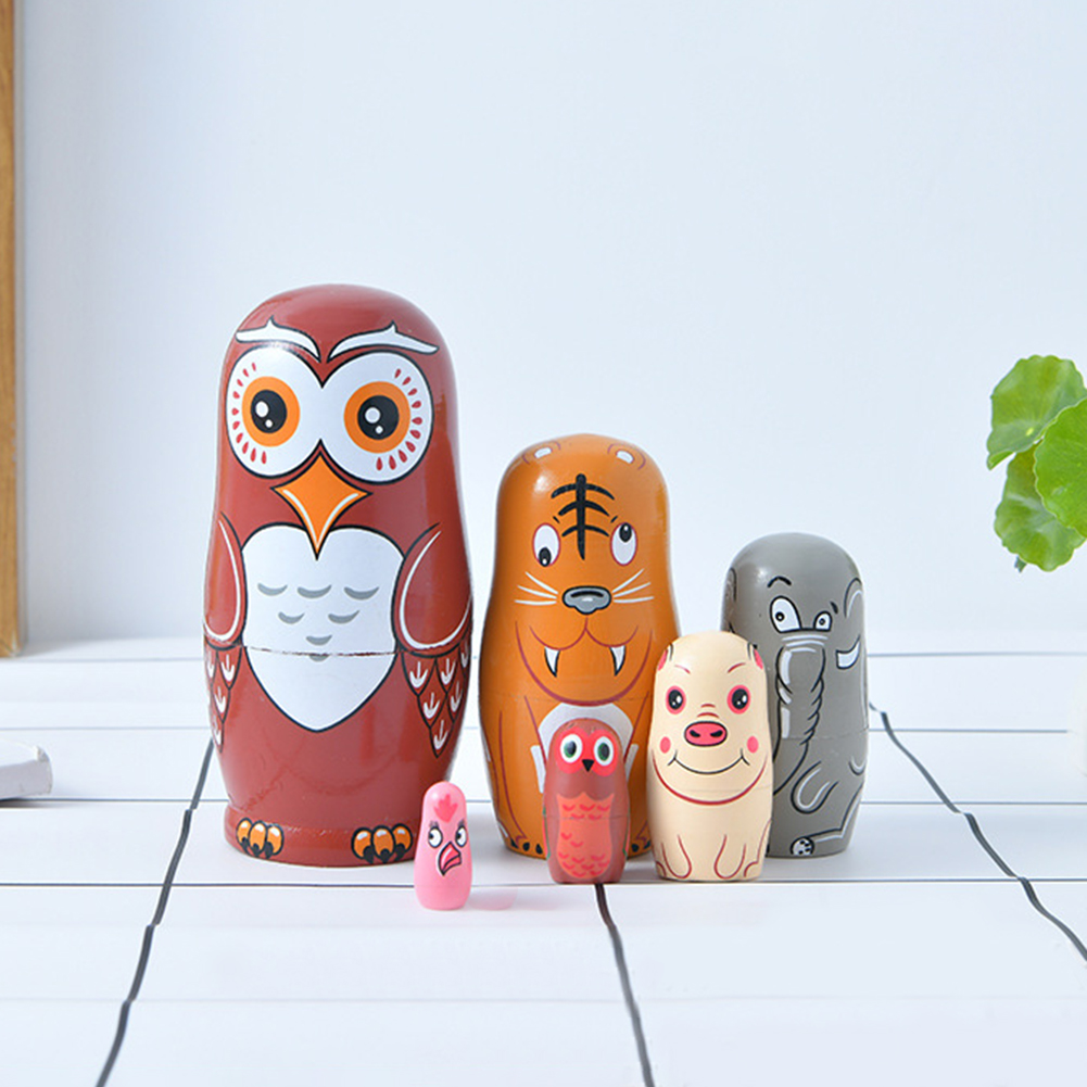6 Layer Owl Pattern Wooden Matryoshka Doll Hand Paint Best Wishes Craft Toy, 501 Original
6 Layer Owl Pattern Wooden Matryoshka Doll Hand Paint Best Wishes Craft Toy, 501 Original