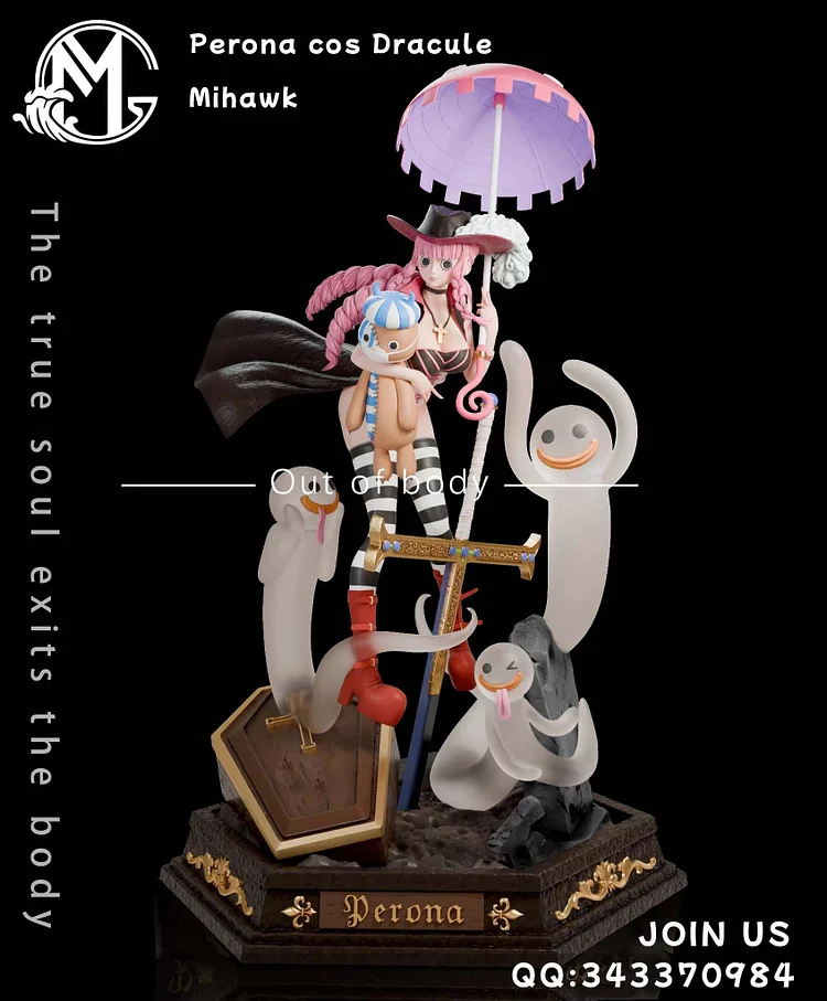 GM STUDIO - One Piece Perona cos Dracule Mihawk 1/6 Statue(GK) (Adult 18+)-