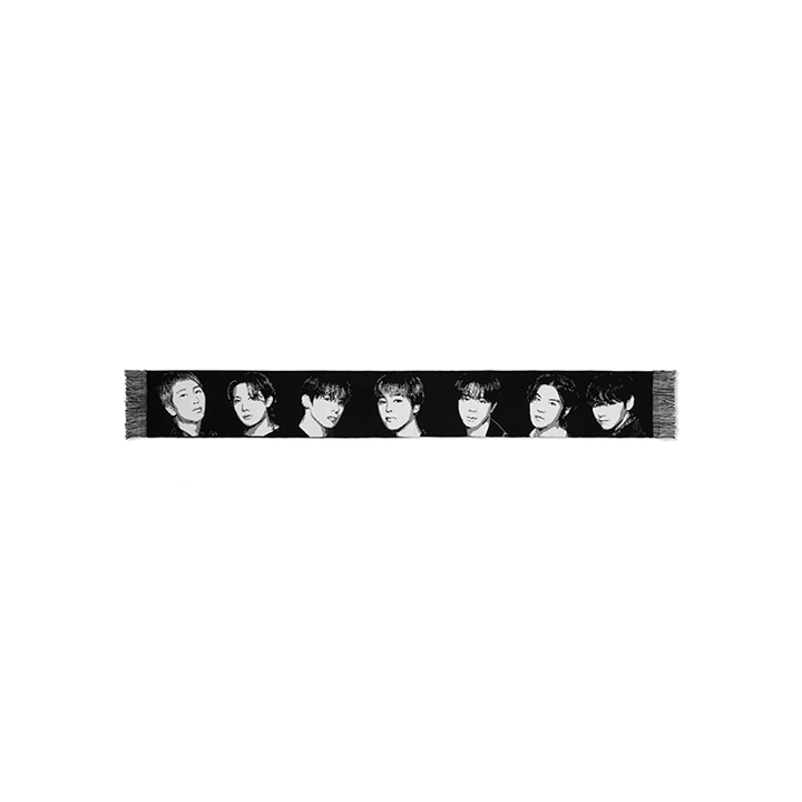 BTS ロングステッカー BTS World Tour Photo Slogan Muffler | Concert Towel