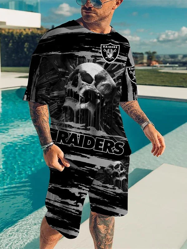 Las Vegas Raiders
Limited Edition Top And Shorts Two-Piece Suits