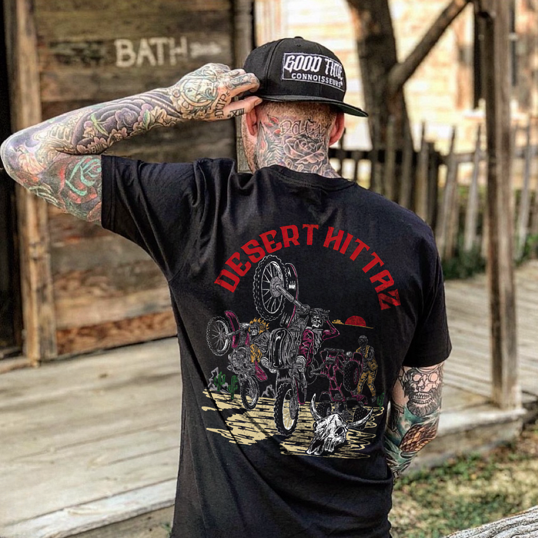 Desert Hittaz Printed Men's T-shirt - Devcarry