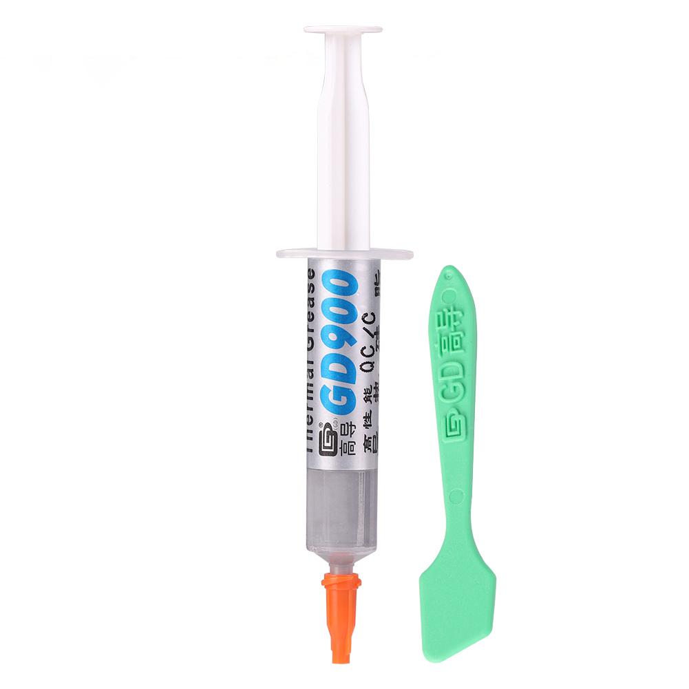 7g CPU Cooler Silicone Plaster Thermal Conductive Grease Heat Sink Paste, 501 Original
7g CPU Cooler Silicone Plaster Thermal Conductive Grease Heat Sink Paste, 501 Original