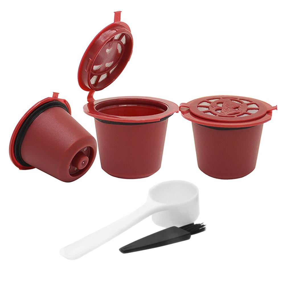 3pcs Refillable Reuse Coffee Capsule Filters for Nespresso Machine (Red, 501 Original
3pcs Refillable Reuse Coffee Capsule Filters for Nespresso Machine (Red, 501 Original