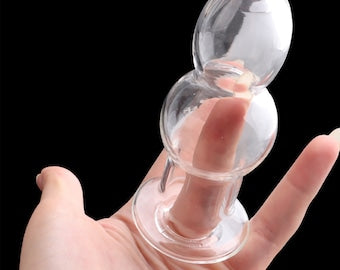 crystal peephole anal plugs hollow gourd anal plugs clear anal plugs  posterior dildos glass anal plugs love mature