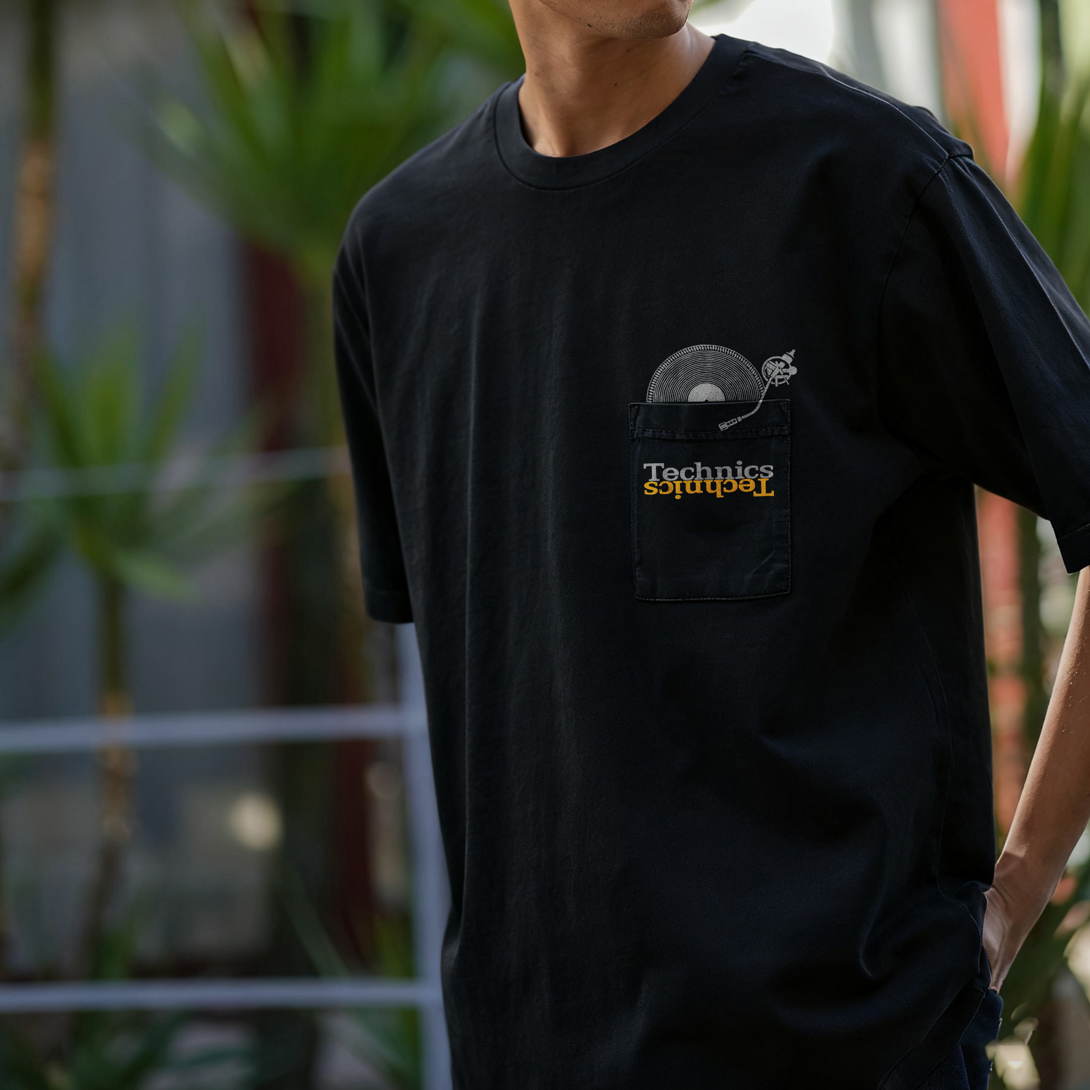 Technics Men's Pocket T-shirt