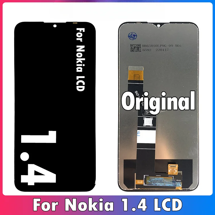 6.52" Original For Nokia 1.4 LCD Display Touch Screen Digitizer Assembly Replacement For Nokia 1.4 Screen Display Repair Parts