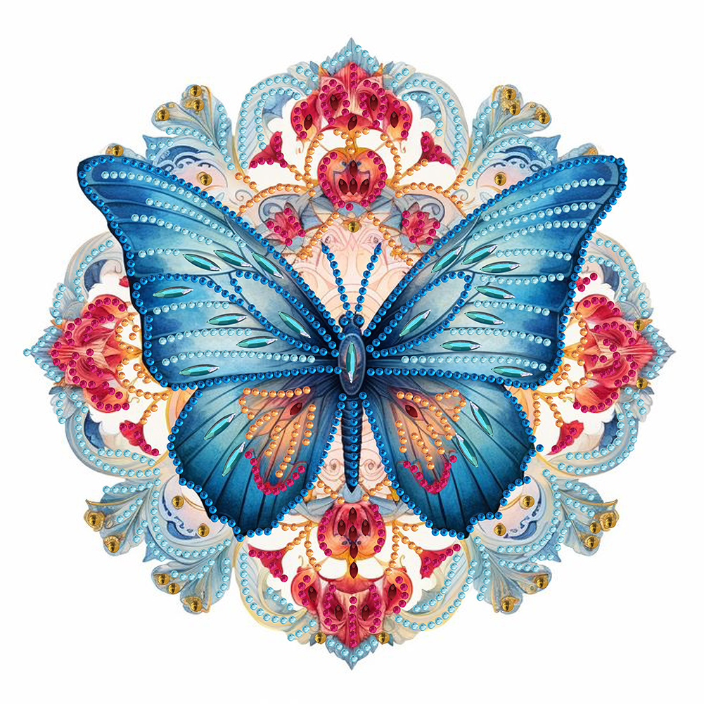 Diamond Painting - Butterfly Mandala 