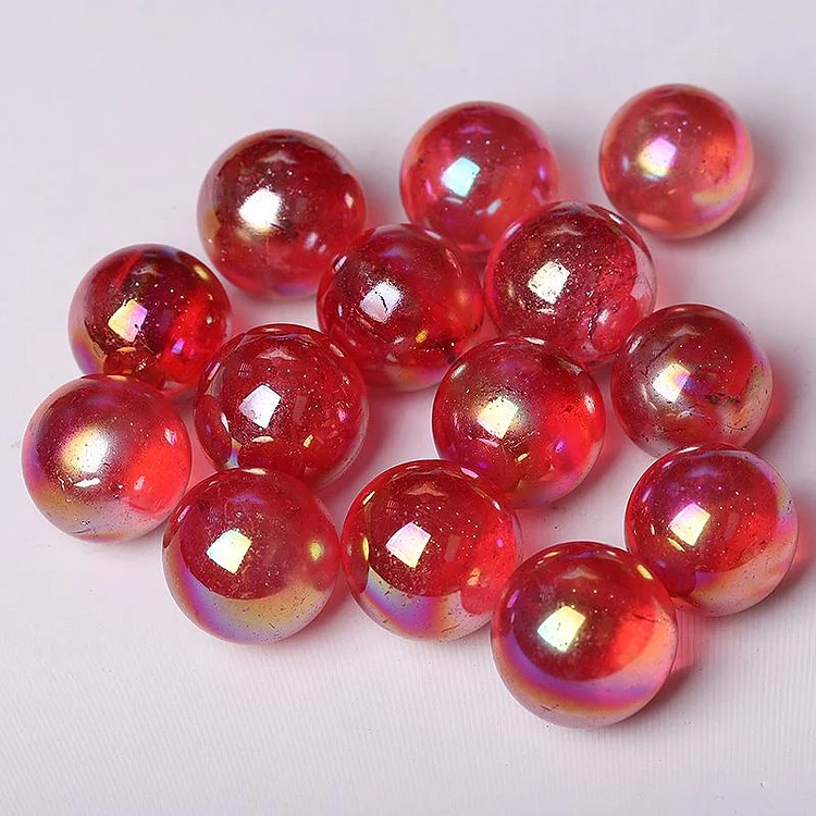 0.25kg Aura Red Crystal Spheres