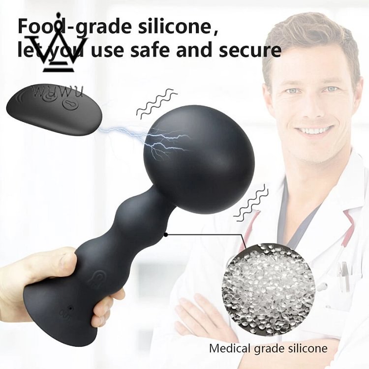 pornhint Pornhint Massager Dildo Wireless Remote Control Inflatable Anal Butt Plug Male Prostate Vibrator
