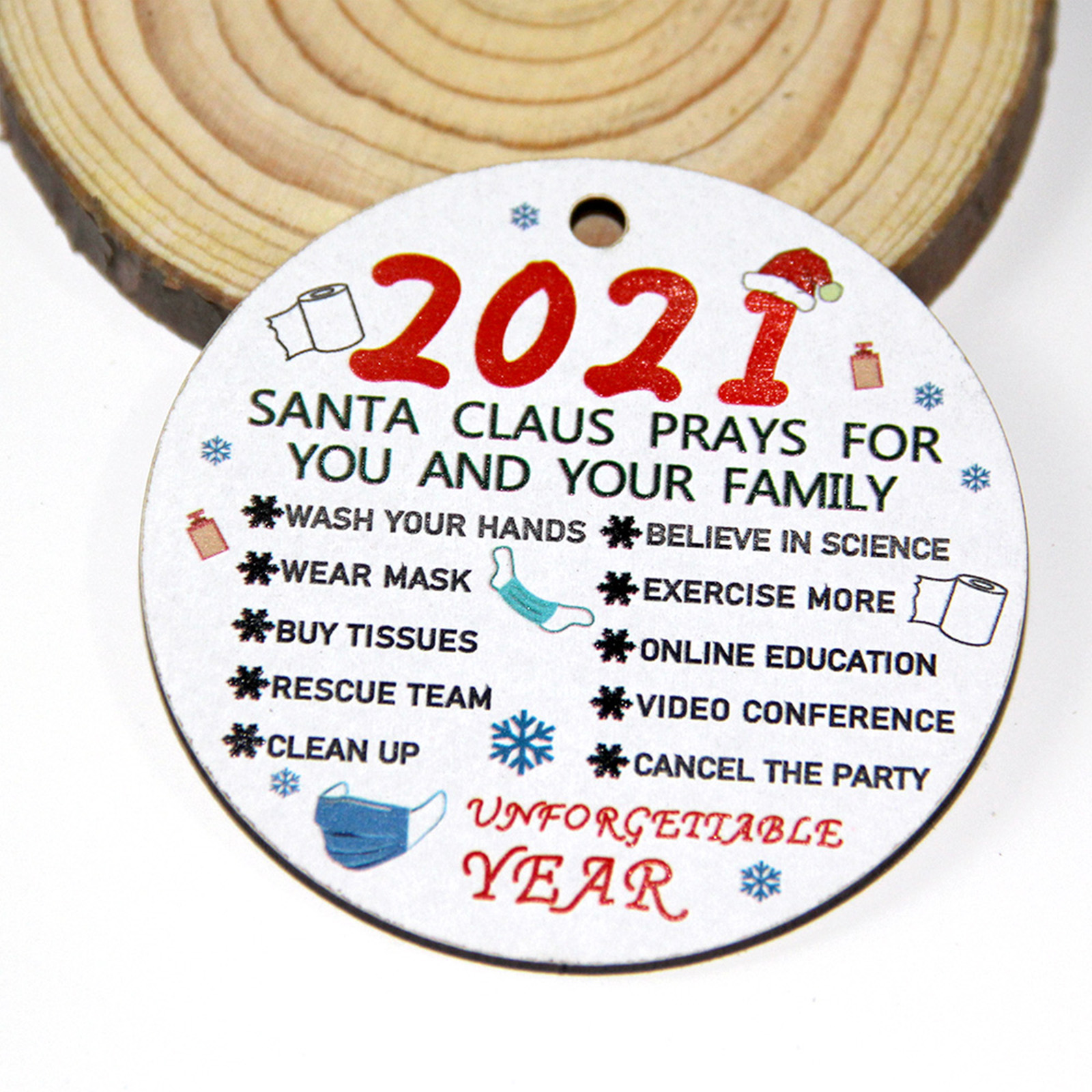 Christmas A Year to Remember Tree Hanging Decor 2021 Quarantine Ornaments, 501 Original
Christmas A Year to Remember Tree Hanging Decor 2021 Quarantine Ornaments, 501 Original