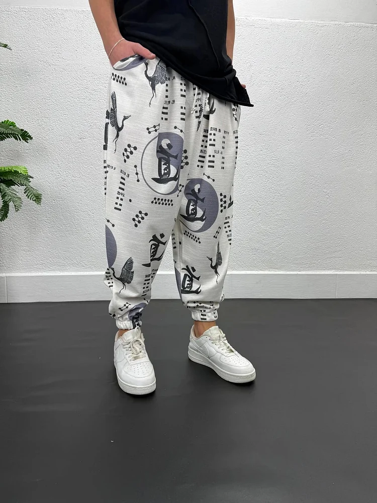 Men's Printed Harem Pants