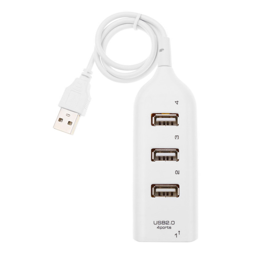 USB Hub 5Mbps High Speed Multi USB 2.0 Adapter 4 Port Splitter, White, 501 Original
USB Hub 5Mbps High Speed Multi USB 2.0 Adapter 4 Port Splitter, White, 501 Original