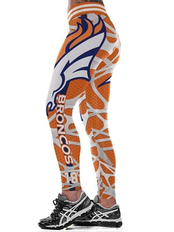Denver Broncos 3D Sexy Print Fitness Yoga Pants