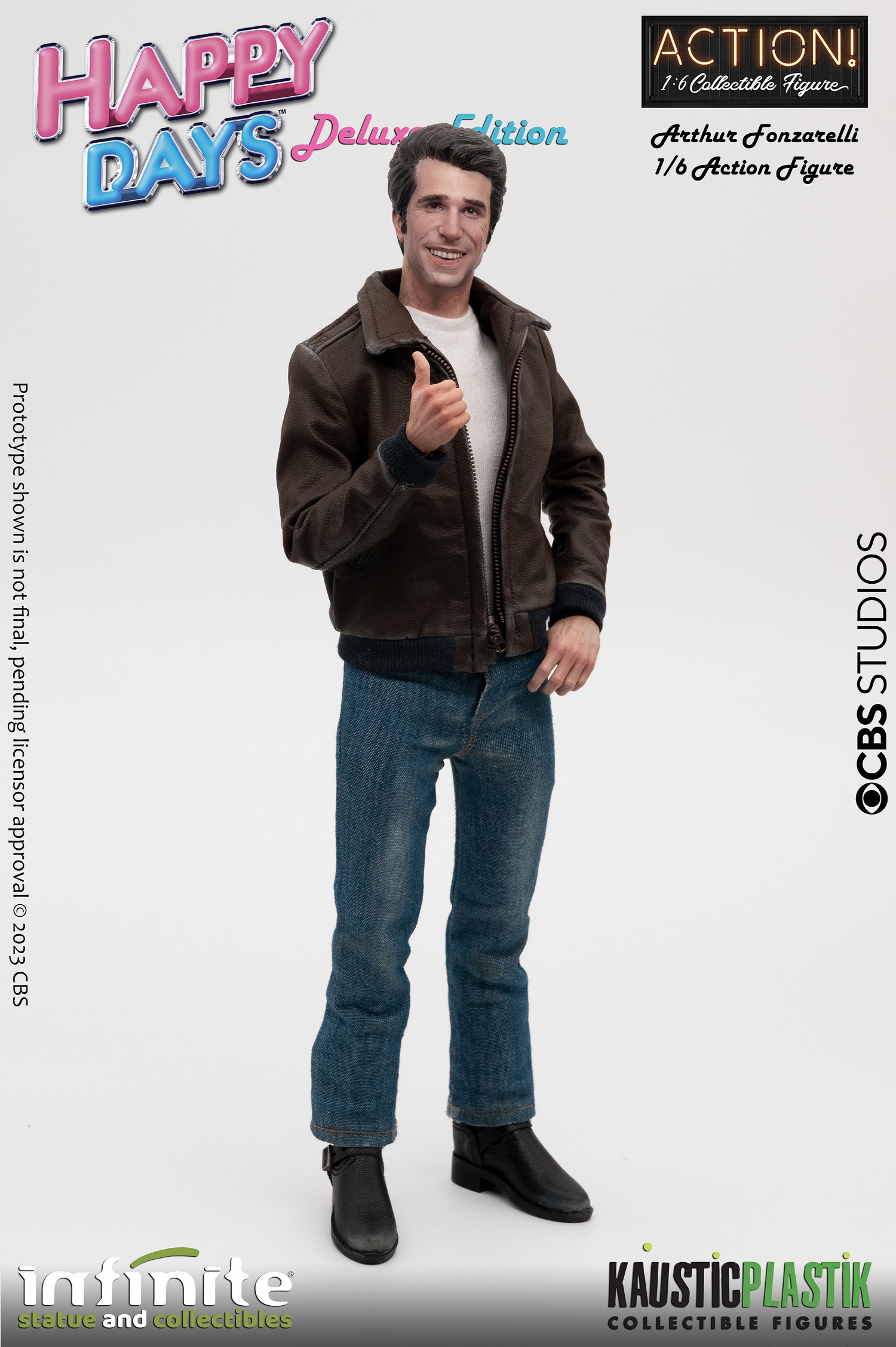 In-stock Infinite Statue X Kaustic Plastik Happy Days -The Fonzie