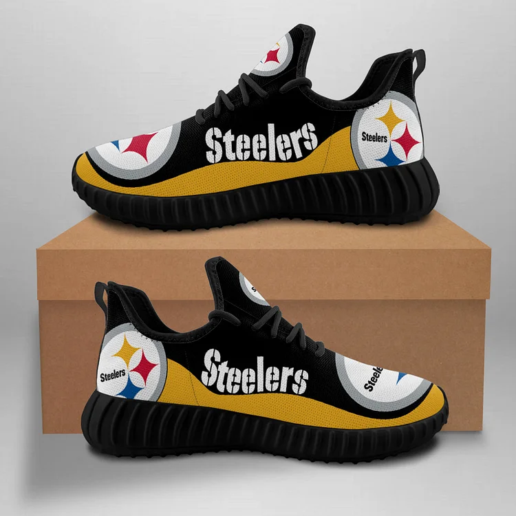 Pittsburgh Steelers Unisex Comfortable Breathable Print Running Sneakers