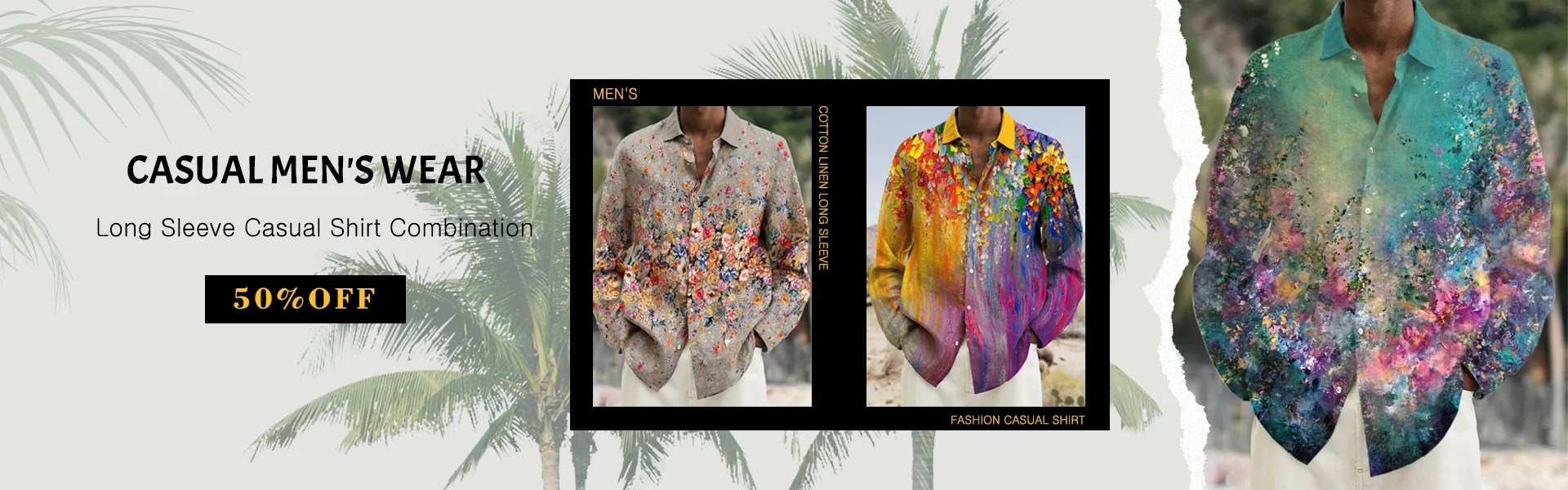 Men linen shirt