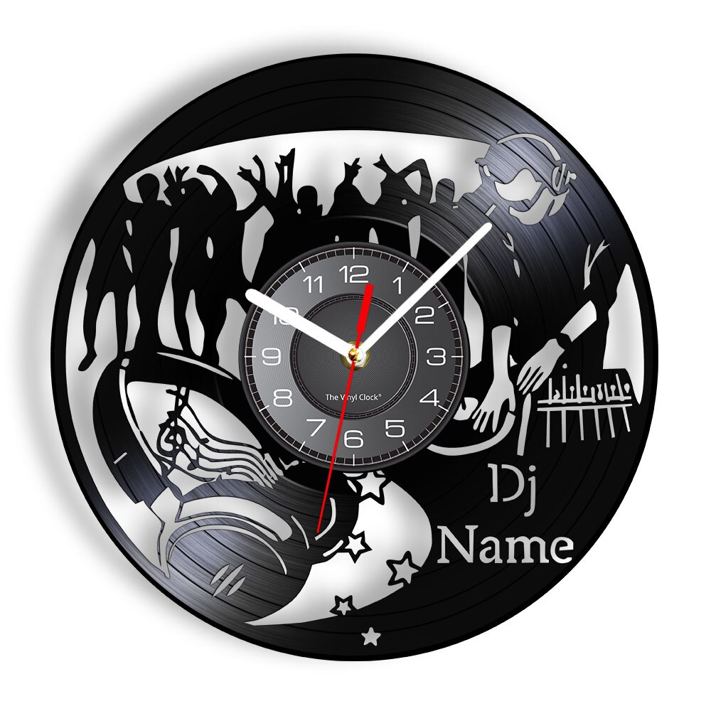 Personalized DJ Name Laser Etched - Vinyl Record Wall Clock - Without LED, 501 Original
Personalized DJ Name Laser Etched - Vinyl Record Wall Clock - Without LED, 501 Original