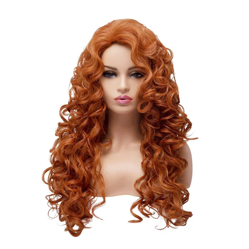 Titanic Rose Movie Cosplay Wig Halloween Red Hair
