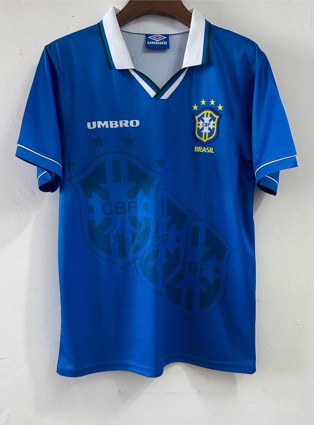 1994 Retro Brazil Away Soccer Jersey 1:1 Thai Quality jersey|football shirt|football kit