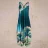Ejimei Fashion Cotton Overalls Jumpsuits Women Summer Printed Sleeveless Jumpsuit for Women Loose Wide Leg Pants Overalls for Women