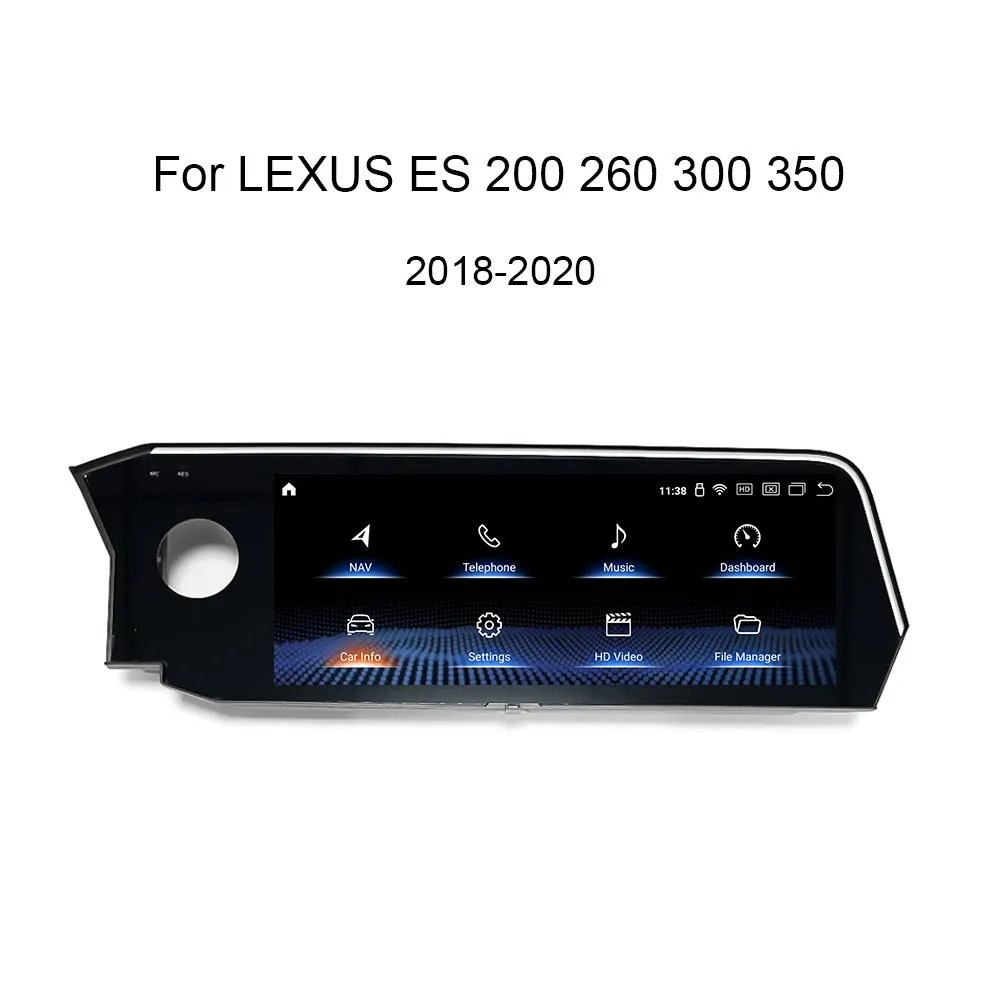For LEXUS ES 300 2018-2020 year Android Car Radio Audio CarPlay GPS Navigation Multimedia Player