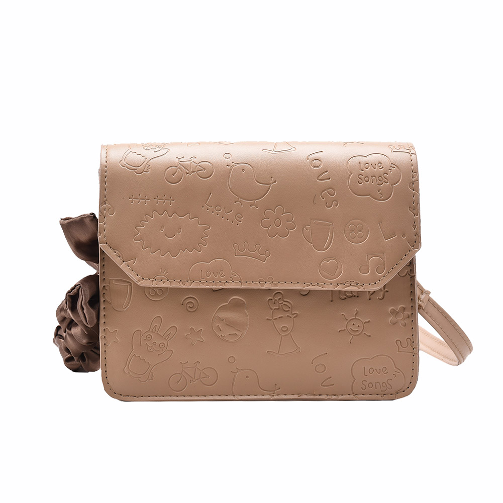 Cartoon Printing PU Crossbody Bag Ladies Solid Color Shoulder Bag, Black, 501 Original
Cartoon Printing PU Crossbody Bag Ladies Solid Color Shoulder Bag, Black, 501 Original