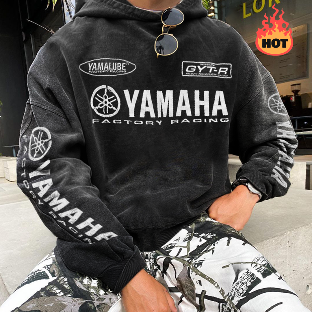 Yamaha hoodie black sale