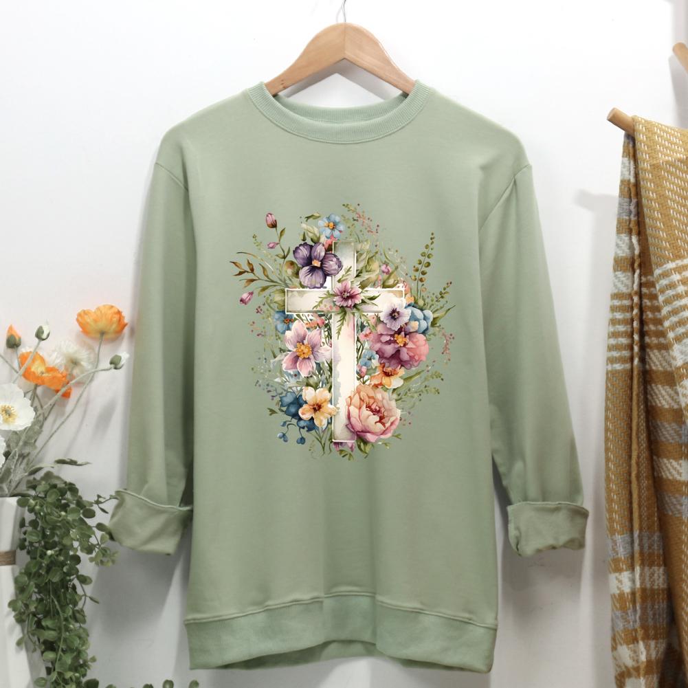 Happy Easter Women Casual Sweatshirt-0025107-Guru-buzz