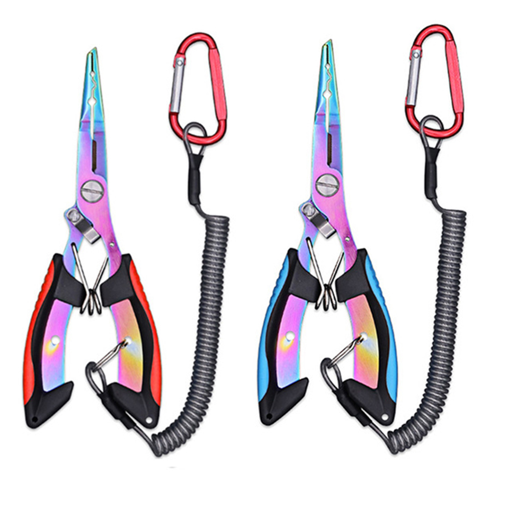 Fishing Plier Line Lure Cutter Hook Remover Stainless Steel Fishing Scissor, Blue black, 501 Original
Fishing Plier Line Lure Cutter Hook Remover Stainless Steel Fishing Scissor, Blue black, 501 Original