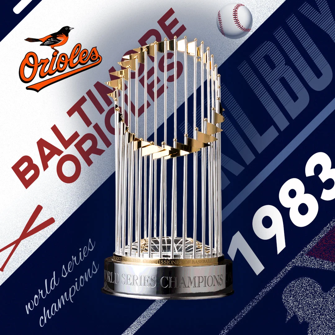 【MLB】1983 BALTIMORE ORIOLES MLB WORLD SERIES WINNER