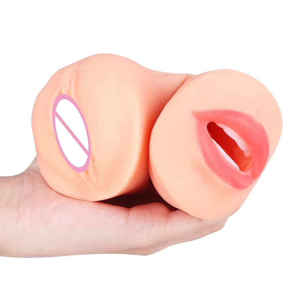 E80 Double-hole Inverted Mold S-shaped Male Masturbation Cup Rosetoy Official