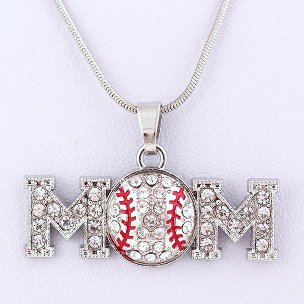 Baseball mom Necklace-Guru-buzz