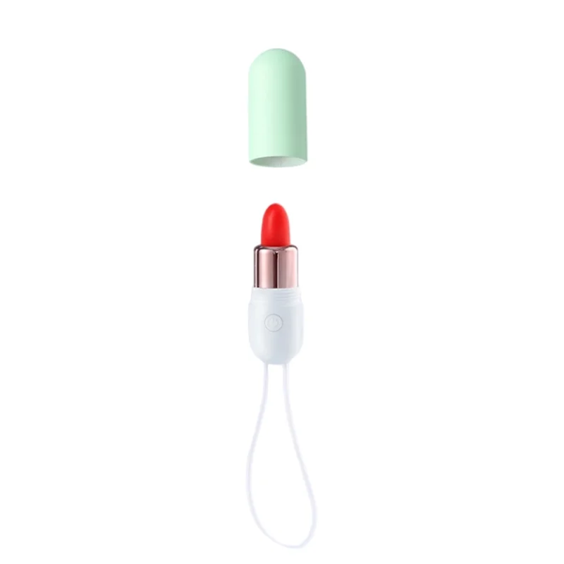 App Remote Control Capsule Lipstick Dual-purpose Vibrator - Rose Toy